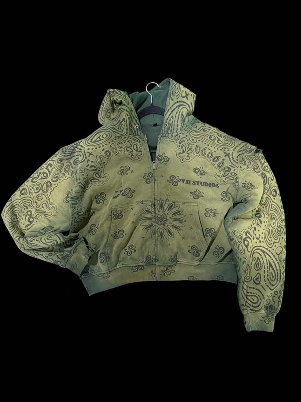 BANDANA BURN HOODIE