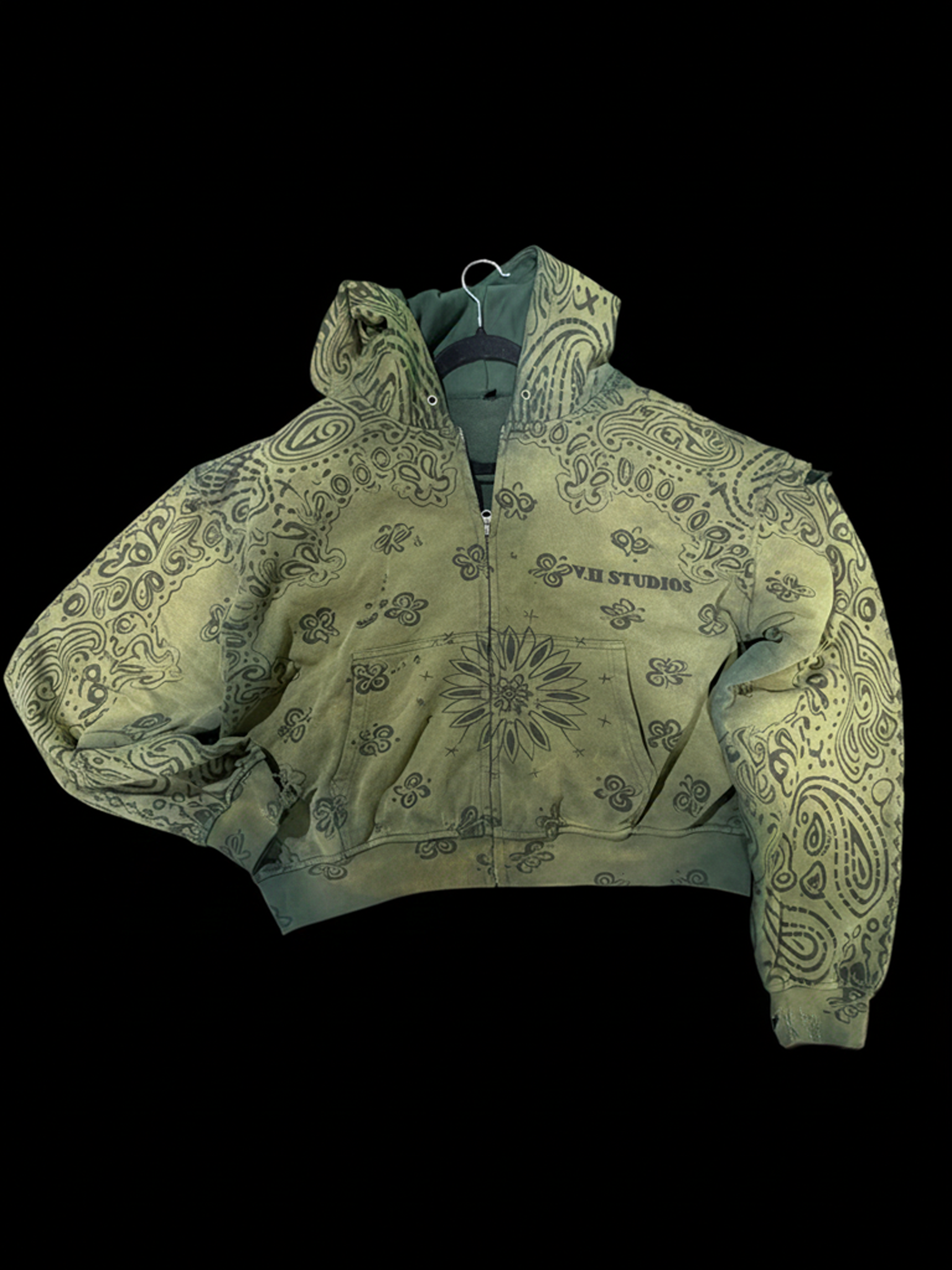 BANDANA BURN HOODIE
